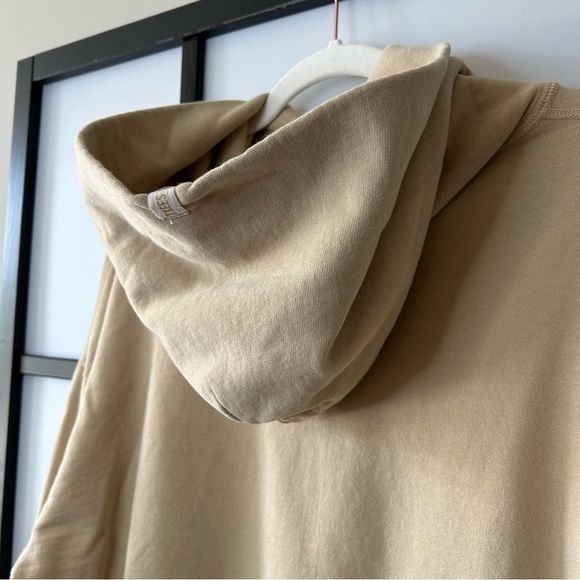 [3] TKEES Beige Core Hoodie 100% Cotton Heavyweight Hoodie Made In Canada - Picture 8 of 13